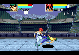 Yu Yu Hakusho: Sunset Fighters screenshot 2 for Sega Mega Drive